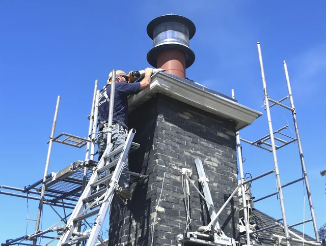 Sturdy chimney crown finished by Gardena Chimney Sweep in Gardena, CA
