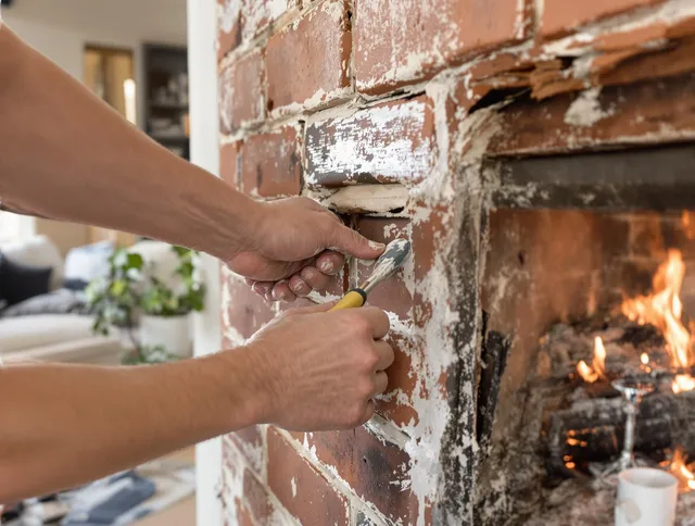 Routine fireplace repair by Gardena Chimney Sweep in Gardena, CA