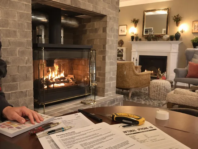 Gardena Chimney Sweep verifying fireplace safety measures in Gardena, CA